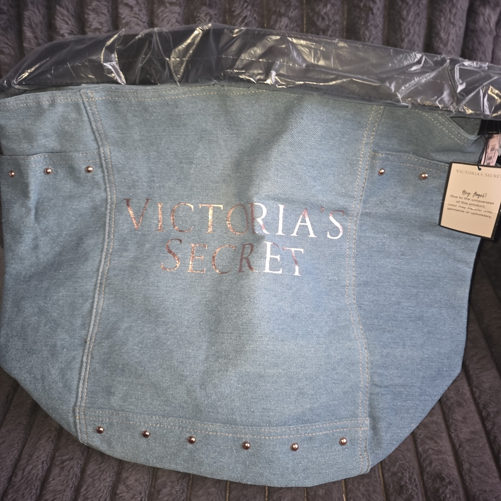 Victoria's Secret Blue Tote Bag
